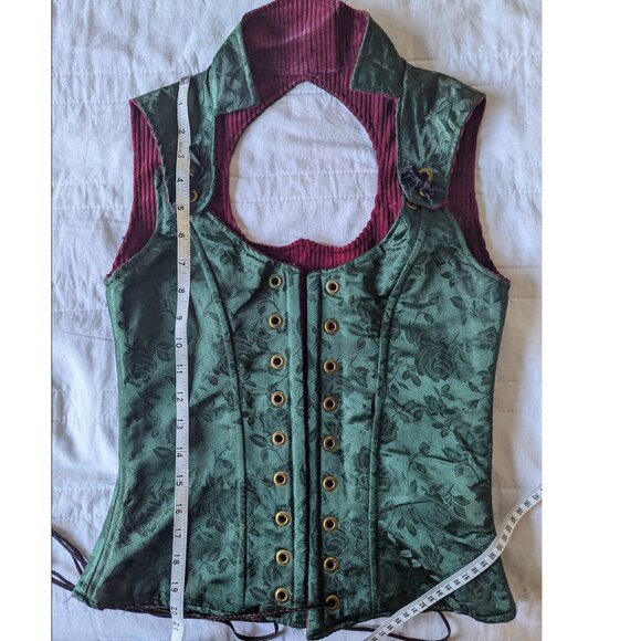 Renaissance Faire Bodice Corset - Huntress Style - Size Small - Picture 2 of 5